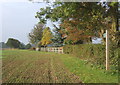 Start of footpath by The Well House