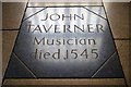 TF3244 : Grave of John Taverner by Tiger