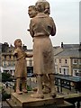 Statue on the Victoria Shopping Centre, Harrogate