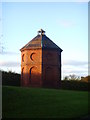 Dovecote on the entrance into Chetwynd Manor