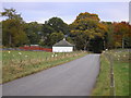 The road from Kinaird to Dalguise