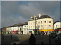 Buildings on the east side of Y Maes (The Square), Caernarfon