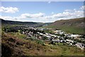 Looking across Highfield into Maerdy