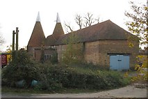 TQ8533 : Oast House at Halden Place, Halden Lane, Rolvenden, Kent by Oast House Archive