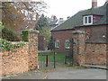 The gateway into the former stable yard at Strelley Hall