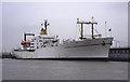 TQ6475 : Training Ship Empire State (VI), Tilbury Cruise Terminal by Chris Allen