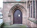 SJ5798 : St Thomas Church, Ashton-in-Makerfield, Doorway by Alexander P Kapp