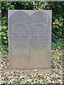 Slate gravestone in Bilborough church yard