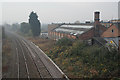 The Leen Valley Railway at Bobbers Mill looking south