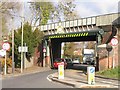 Railway bridge on the A3057  Romsey