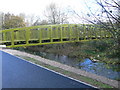 Pont Begard - foot and bicycle bridge over the Elwy, St Asaph