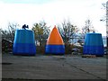 Three buoys