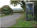 Rural phone box south of Bull