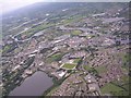 Enniskillen from the air at 2000ft