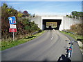 Under the A27 at Dappers Lane