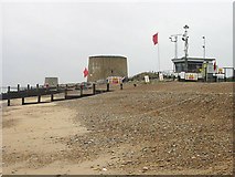 TR1533 : Two Martello towers and the army firing range by Nick Smith
