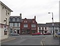 SN3040 : Tivy Hall and College Street, Newcastle Emlyn by Humphrey Bolton
