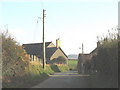 View east towards Groeslon Rhyd Bach Crossroads