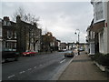 Looking down the High Street towards the Red Lion Hotel