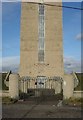 Swingate Reservoir entrance and tower