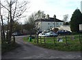 The entrance to Babbington Hall