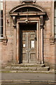 NY7708 : Temperance Hall, Kirkby Stephen, Doorway by Alexander P Kapp