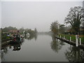 Penton Hook Lock, upriver towards Staines