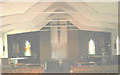 The Lady Chapel, main altar and the Chapel of the Blessed Sacrament at Our Lady and St Cynfil, Penrhos