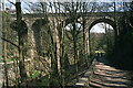 New Mills - Track leading down to Union Road viaduct