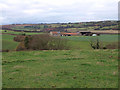 View across the fields to Grasshill House