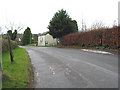 Postbox on the A466 at Llancloudy