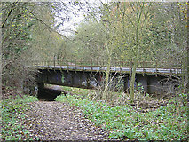 SK5039 : Railway bridge over the former Nottingham Canal by Alan Murray-Rust