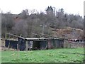 Old railway goods vans at Wide Eals