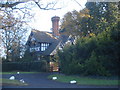 Northern gatehouse at Madresfield Court