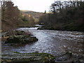 Afon Dyfrdwy above  Pentrefelin