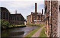 Burnley - canalside buildings and chimneys