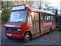 Chambers bus parked in Sudbury lorry Park