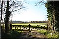 Field entrance near Weeting