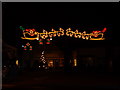 Christmas lights at Gretna Gateway Outlet Village