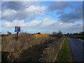 Wood Lane crosses a dismantled railway