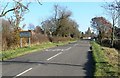 Ullesthorpe Road enters Bitteswell