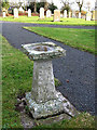 Unusual gravestone in Smailholm Churchyard