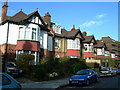 Houses on Antrim Grove, NW3