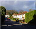 Looking up Meadway from Farm Road