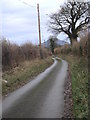 Lane near Claybury Cottages