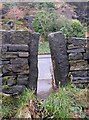 Squeeze stile, Manchester Road, North Crosland, Lockwood township (Huddersfield)