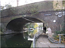 TQ2883 : Gloucester Avenue bridge, Primrose Hill by Brian Green