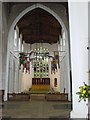 Inside church of Thaxted