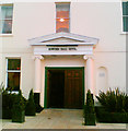 The front entrance to the Bowden Hall Hotel Upton St Leonard