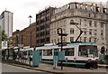 Tram arrives at St Peter